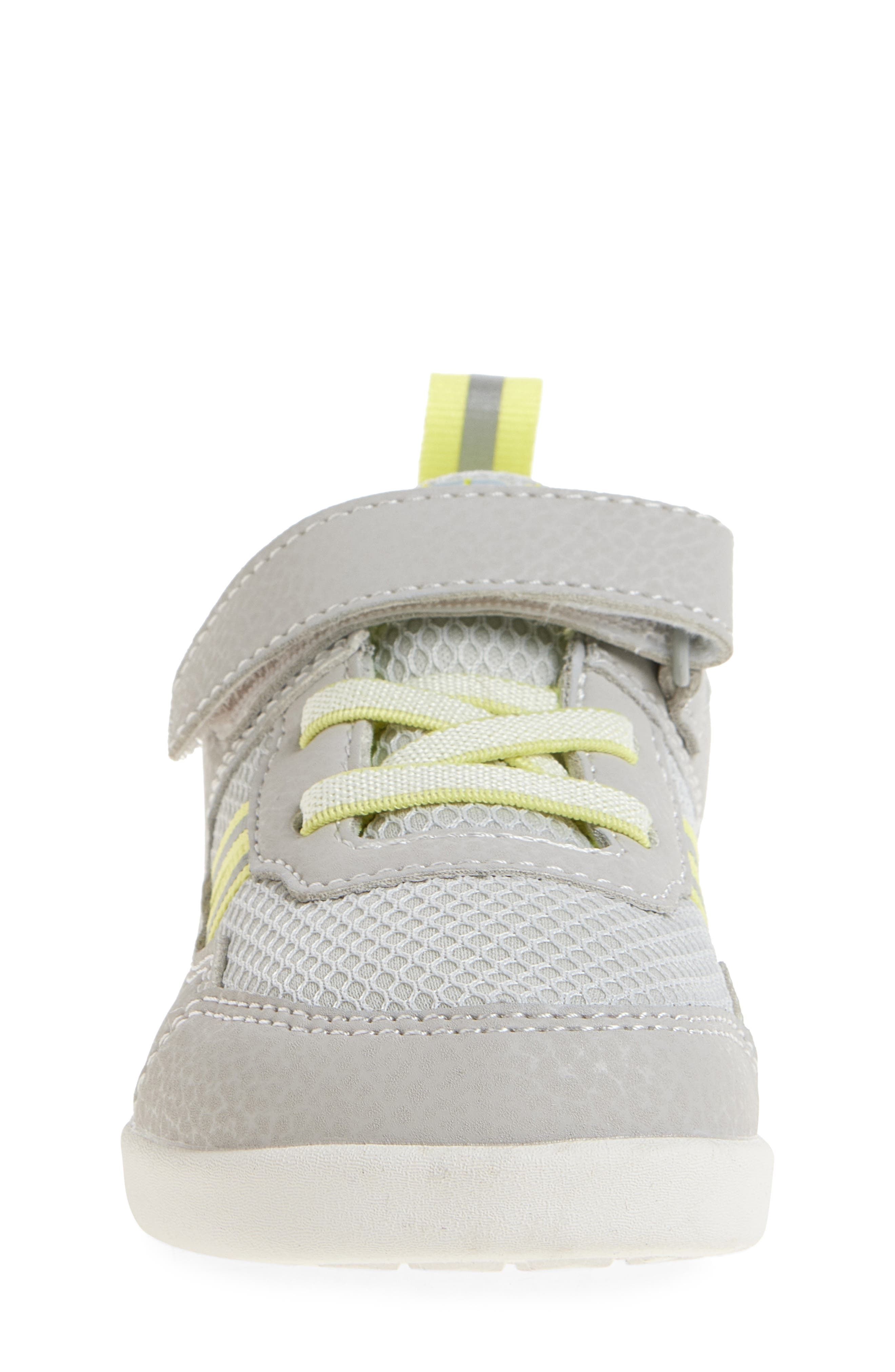 XERO SHOES Kids' Prio Sneaker, Alternate, color, Lunar Rock/Sunny Lime