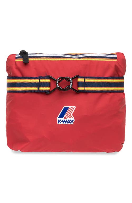 Shop K-way Le Vrai 4.0 Claude Water Repellent Jacket In Red