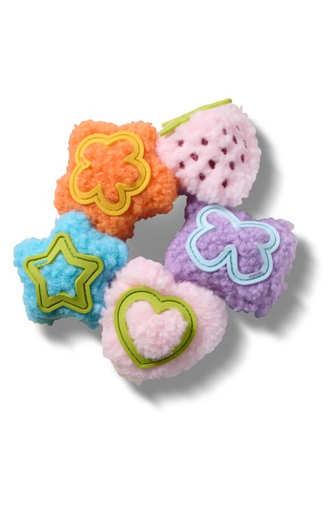 Assorted 5-Pack Plush Icons Jibbitz™ Shoe Charms