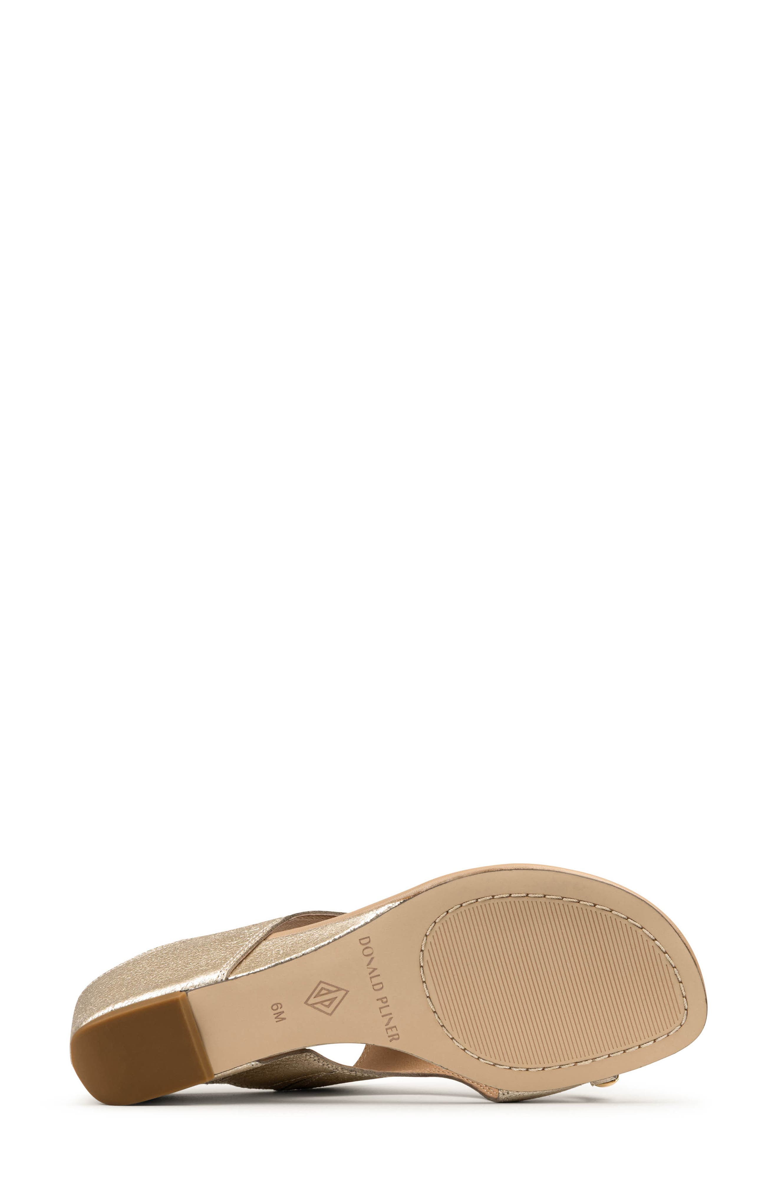 Vesna Toe Loop Wedge Sandal, Alternate, color, PLATINO