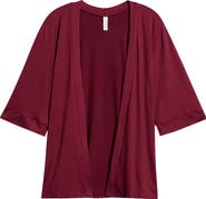 24seven Comfort Apparel Open Front Cardigan