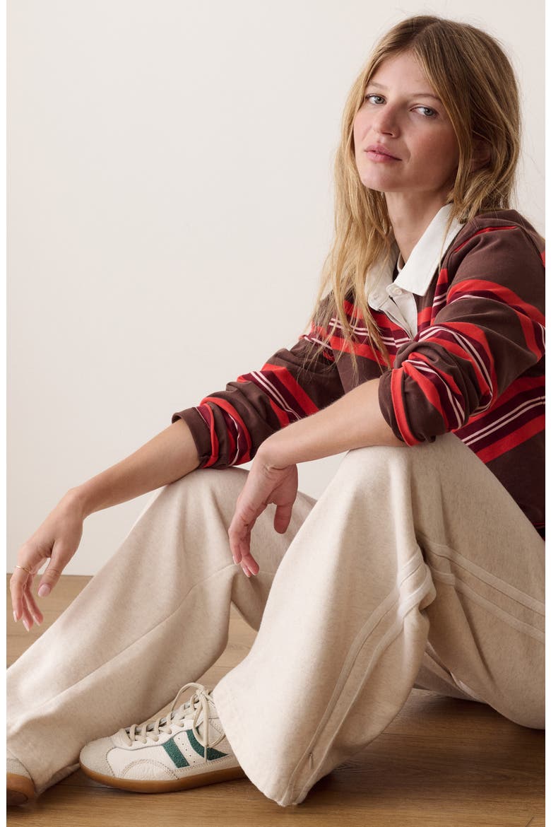 Cloud 9 Fleece Track Pants, Alternate, color, OATMEAL