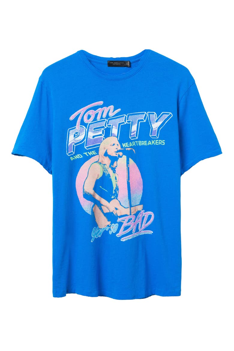 Tom Petty Yer So Bad Graphic T-Shirt, Main, color, BLUE ASTER