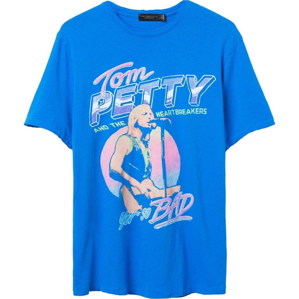 Junk Food Tom Petty Yer So Bad Graphic T-shirt In Blue Aster
