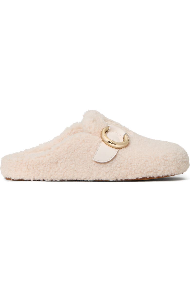 Kate Spade New York halo genuine shearling clog, Alternate, color, Natural