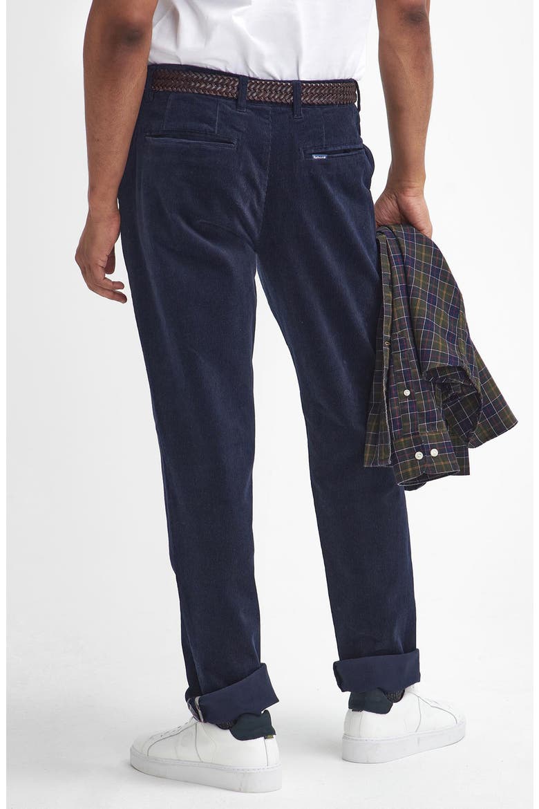 Corduroy Tailored Fit Pants, Alternate, color, NAVY