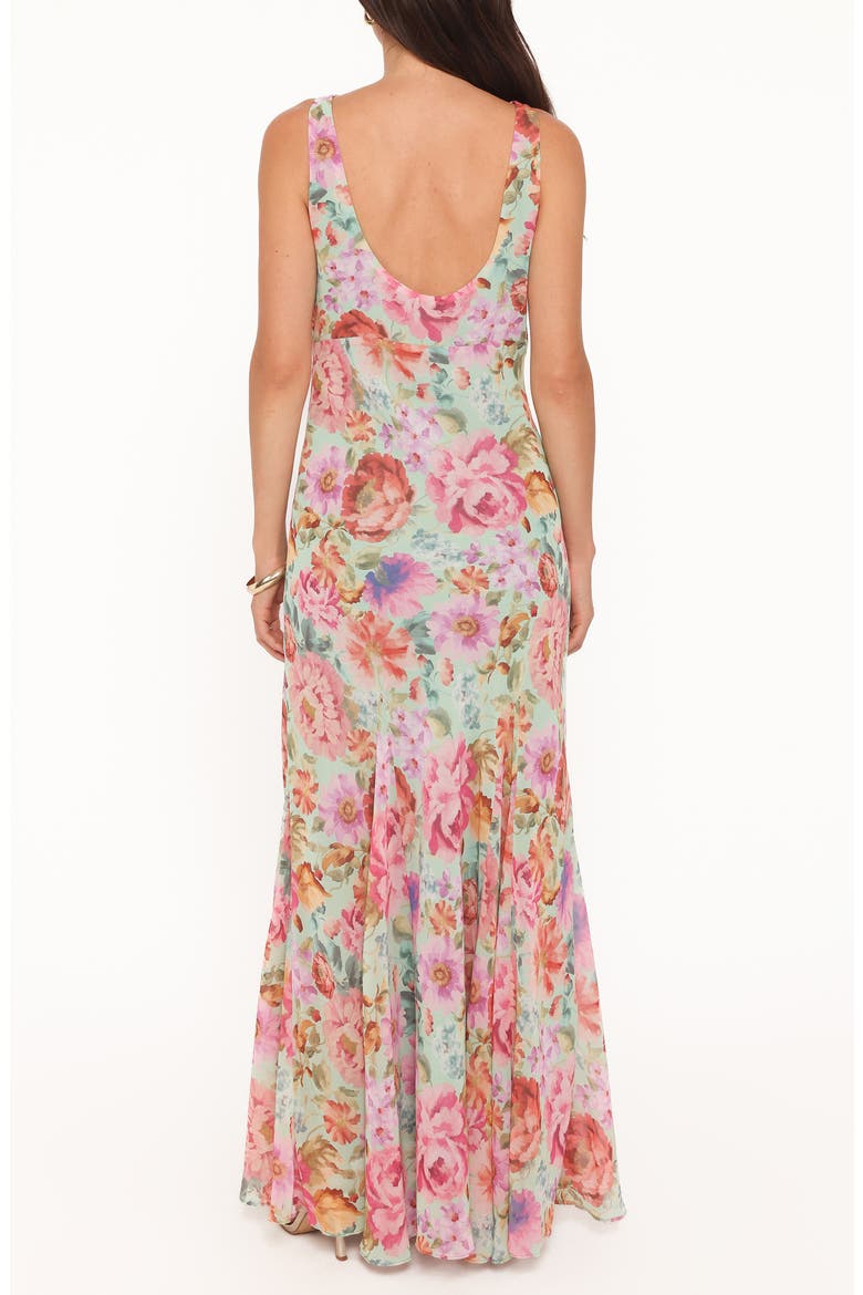 Yovana Floral Maxi Dress, Alternate, color, OPAL BLOOM