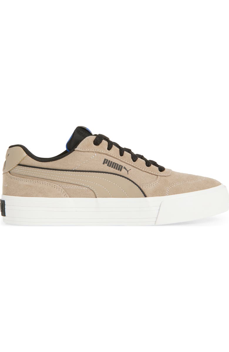 PUMA Court Classic Vulc Sneaker, Alternate, color, Ice Coffee/ Puma Black/ Blue