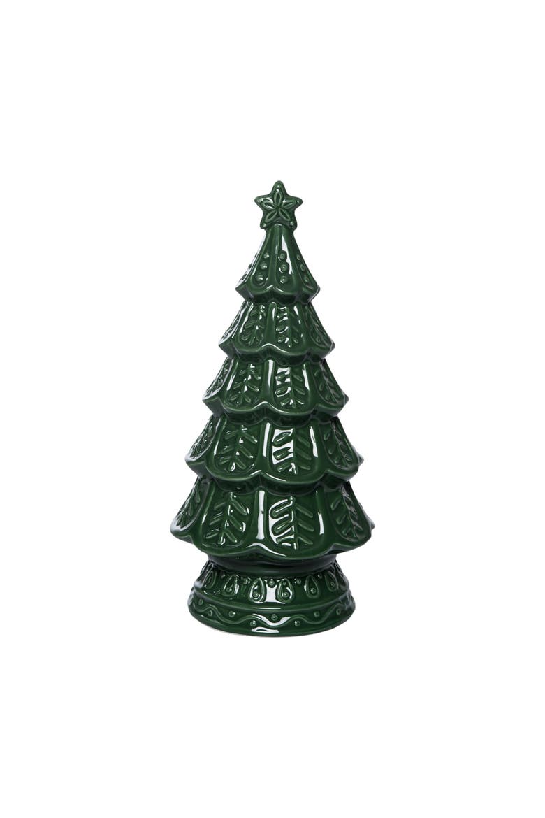 Evergreen Medium Tree Figurine, Main, color, Green