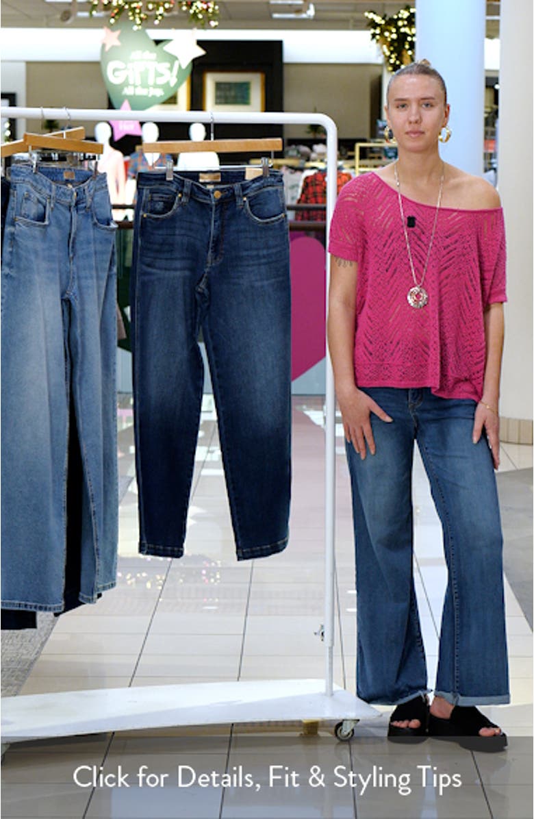 Pattie High Waist Straight Leg Jeans, sales video thumbnail