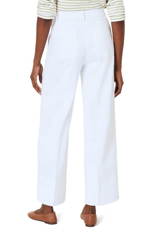 Spanx Stretch Twill Crop Wide Leg Pants 2.0 In Classic White