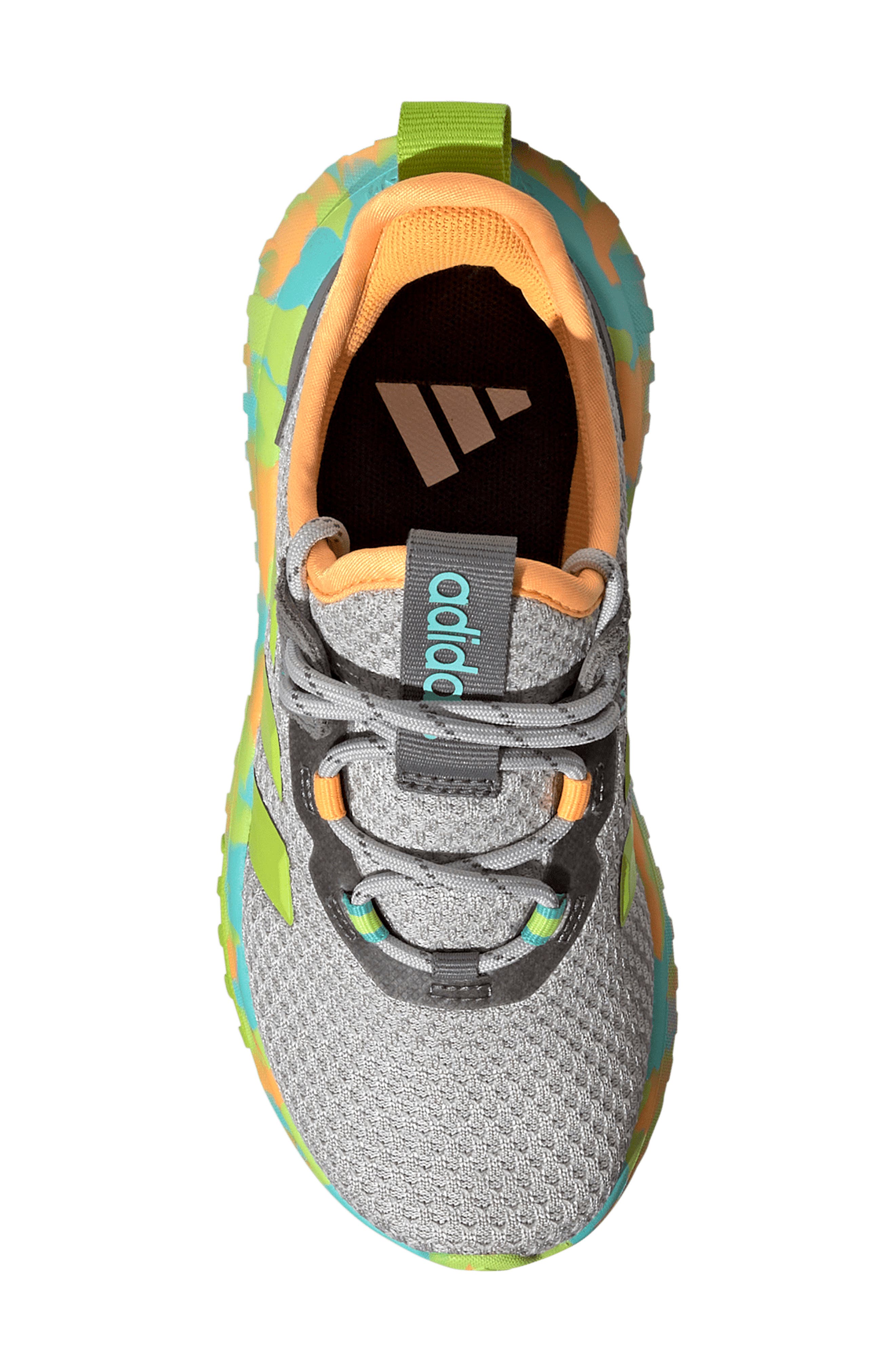 Kids' Kaptir Flow 4.0 Sneaker, Alternate, color, GREY / SLIME/ AQUA