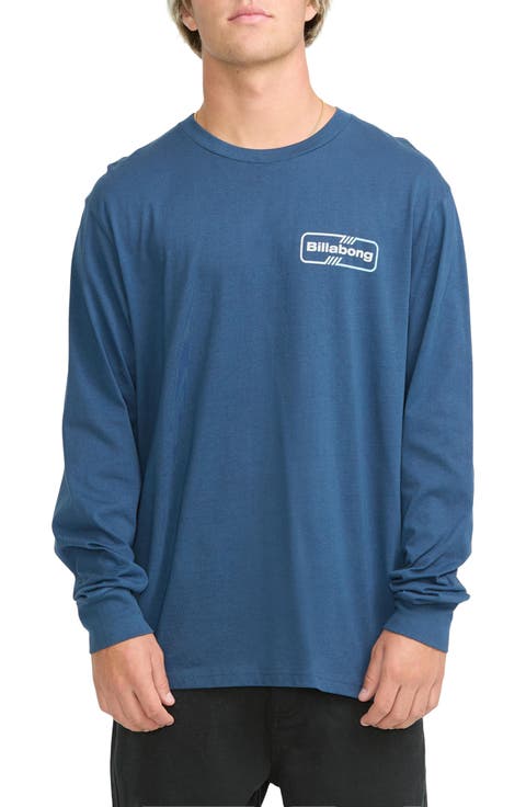 Slant Logo Graphic Long Sleeve T-Shirt