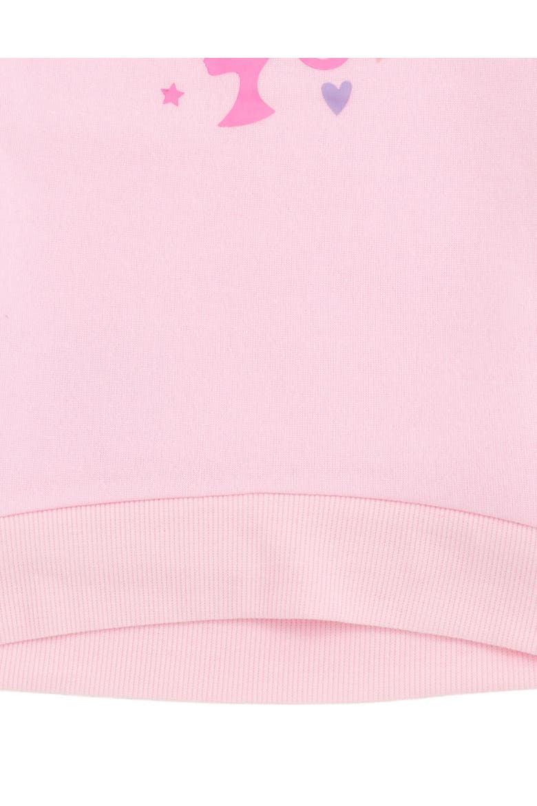 Faux Fur Pullover Sweatshirt, Alternate, color, Pastel Pink