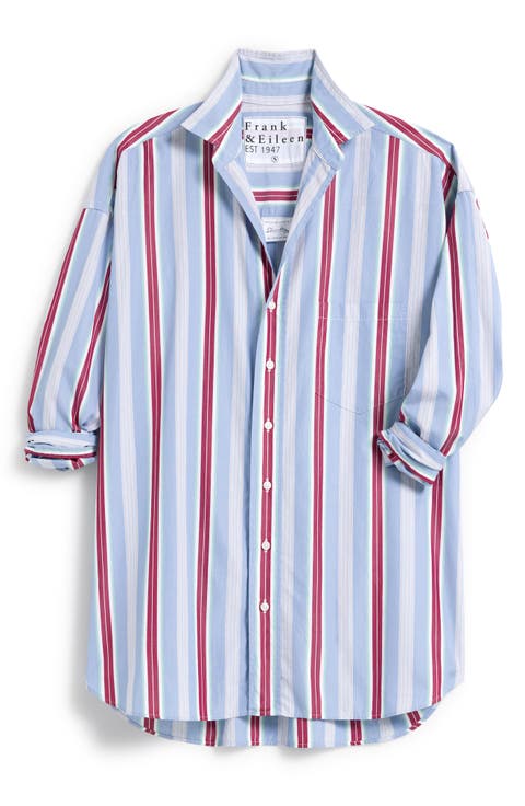 Shirley Stripe Oversize Button-Up Shirt