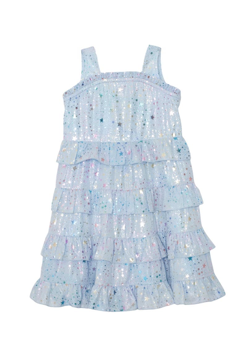 Starry Glitters Tank Dress, Main, color, Blue