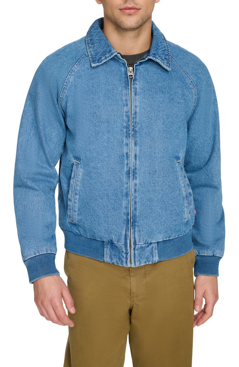 Levi's<sup>®</sup> Raglan Sleeve Denim Jacket, Main, color, 
