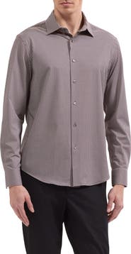 Bugatchi James OoohCotton® Micro Print Button-Up Shirt