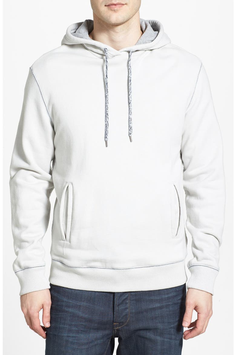 French Terry Hoodie, Main, color, GREY