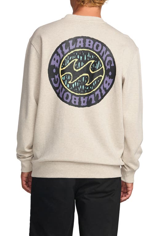 Billabong Short Sands Crewneck Sweatshirt In Neutral