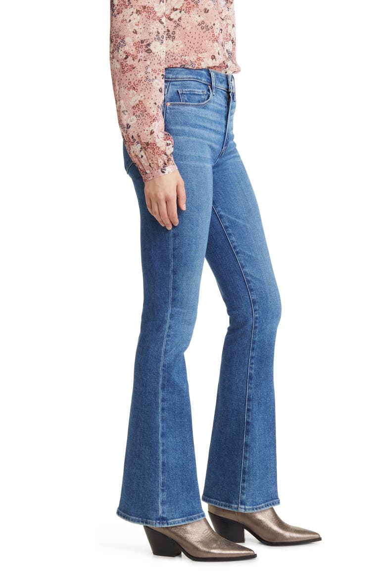 Laurel Canyon High Waist Flare Jeans, Alternate, color, ZANE
