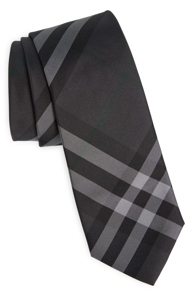 Burberry Mandston Check Silk Tie, Main, color,
