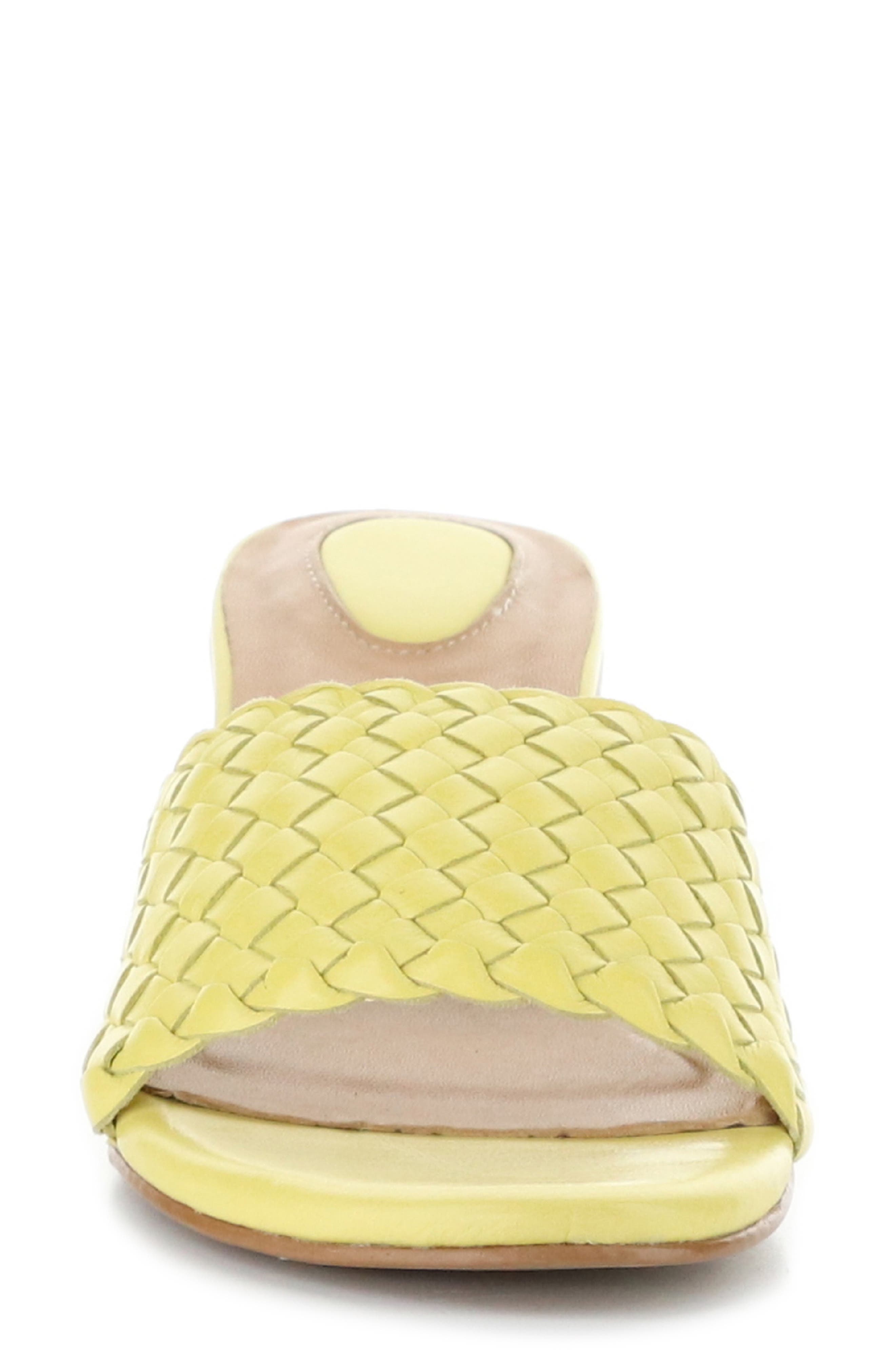 Wella Slide Sandal, Alternate, color, YELLOW