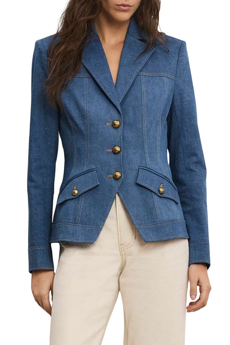 Randy Denim Dickey Jacket, Main, color, COSMO