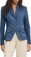Veronica Beard Randy Denim Dickey Jacket