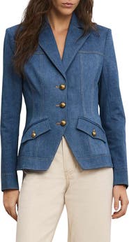 Veronica Beard Randy Denim Dickey Jacket