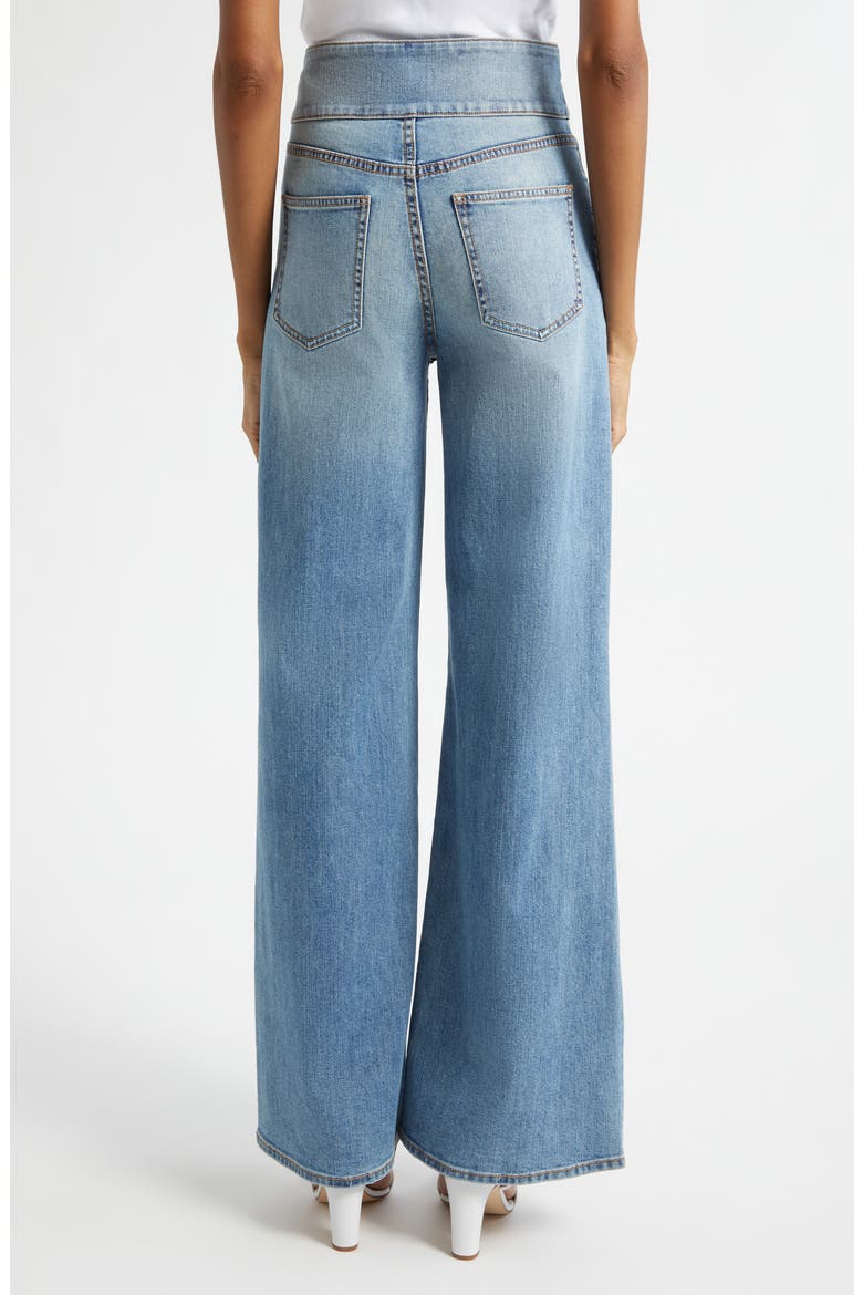 Liv High Waist Wide Leg Jeans, Alternate, color, LIGHT WASH