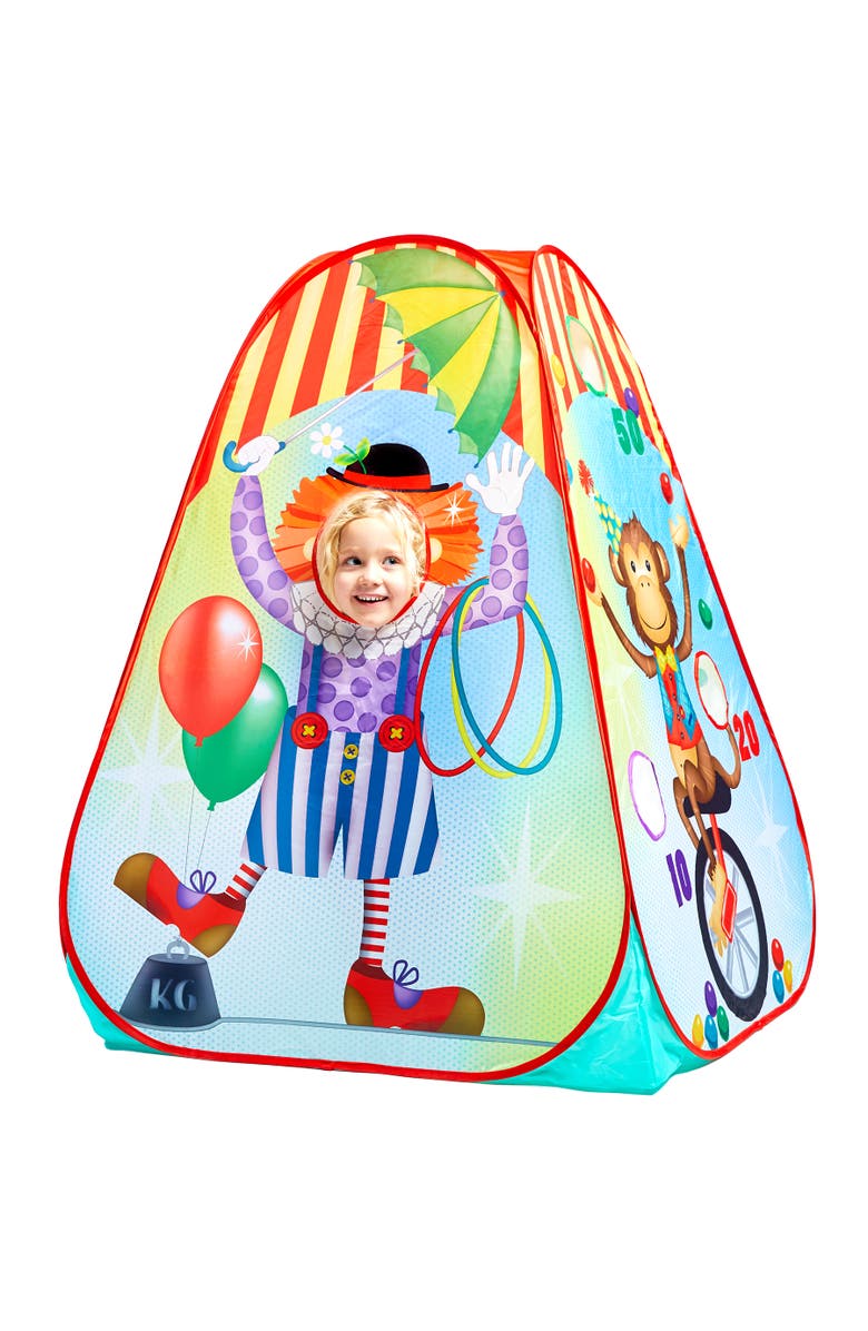 Fun2Give Pop it up Circus Activity Play Tent, Alternate, color, Multicolored