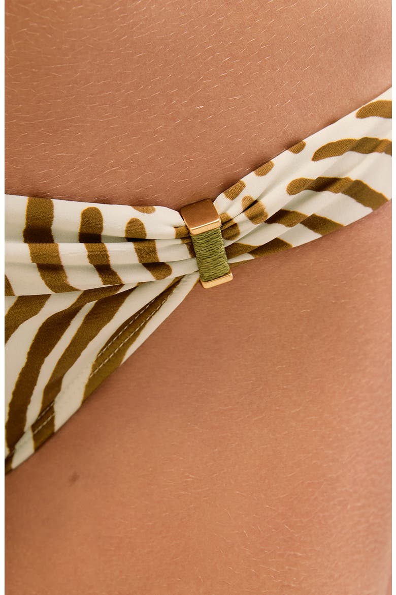 Bia Printed Tube Bikini Bottoms, Alternate, color, BEIGE MULTI