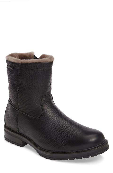 Leonardo HydroProtect Waterproof Genuine Shearling Lined Boot (Men)
