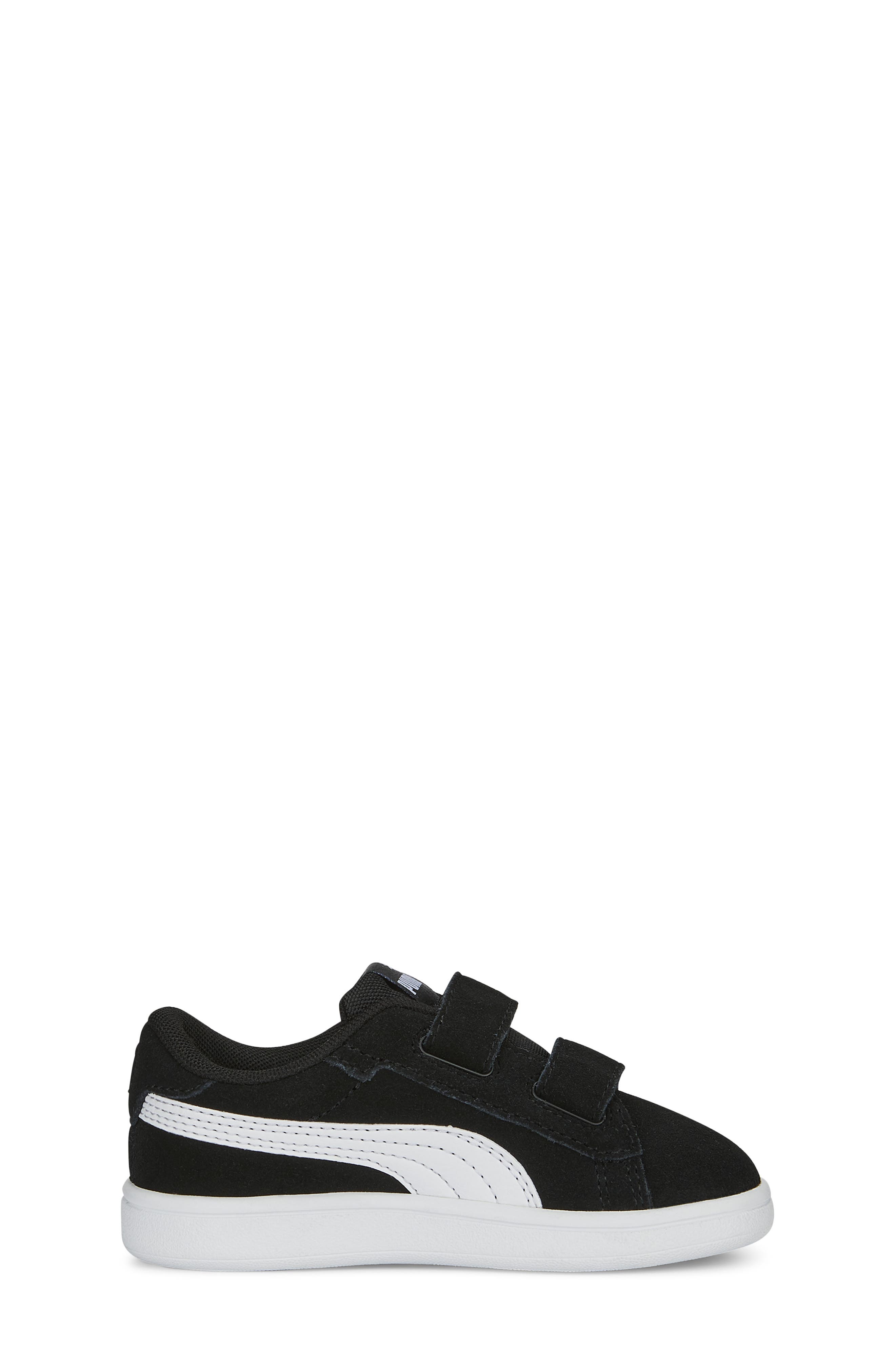 PUMA Kids' Smash 3.0 Badges V Sneaker, Alternate, color, Puma Black-Puma White