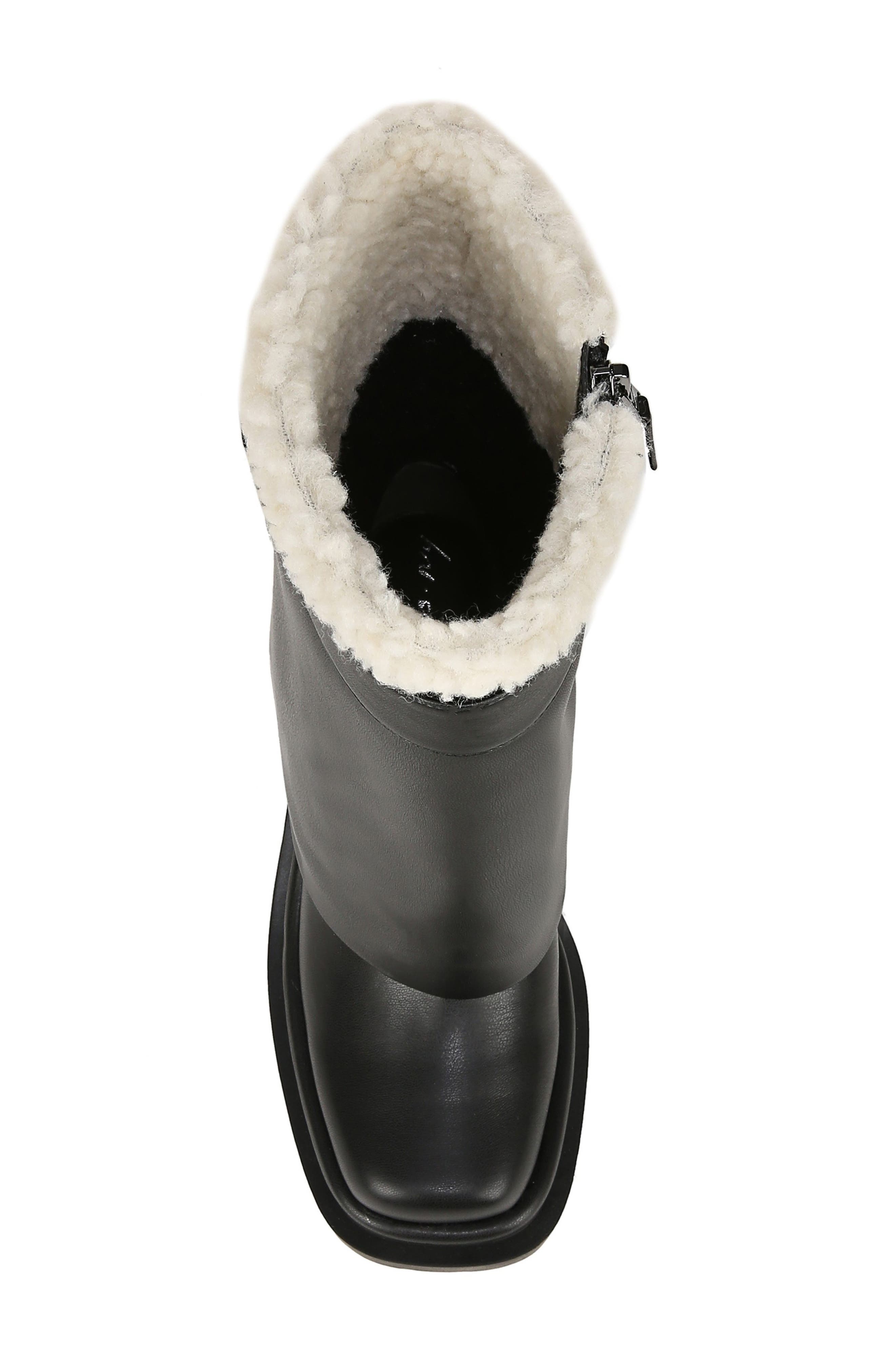 Circus NY by Sam Edelman Noah Faux Fur Trim Platform Boot, Alternate, color, 