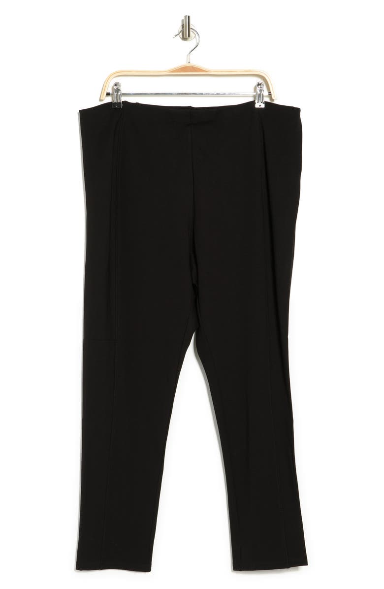 T Tahari Ponte Leggings, Alternate, color, Black