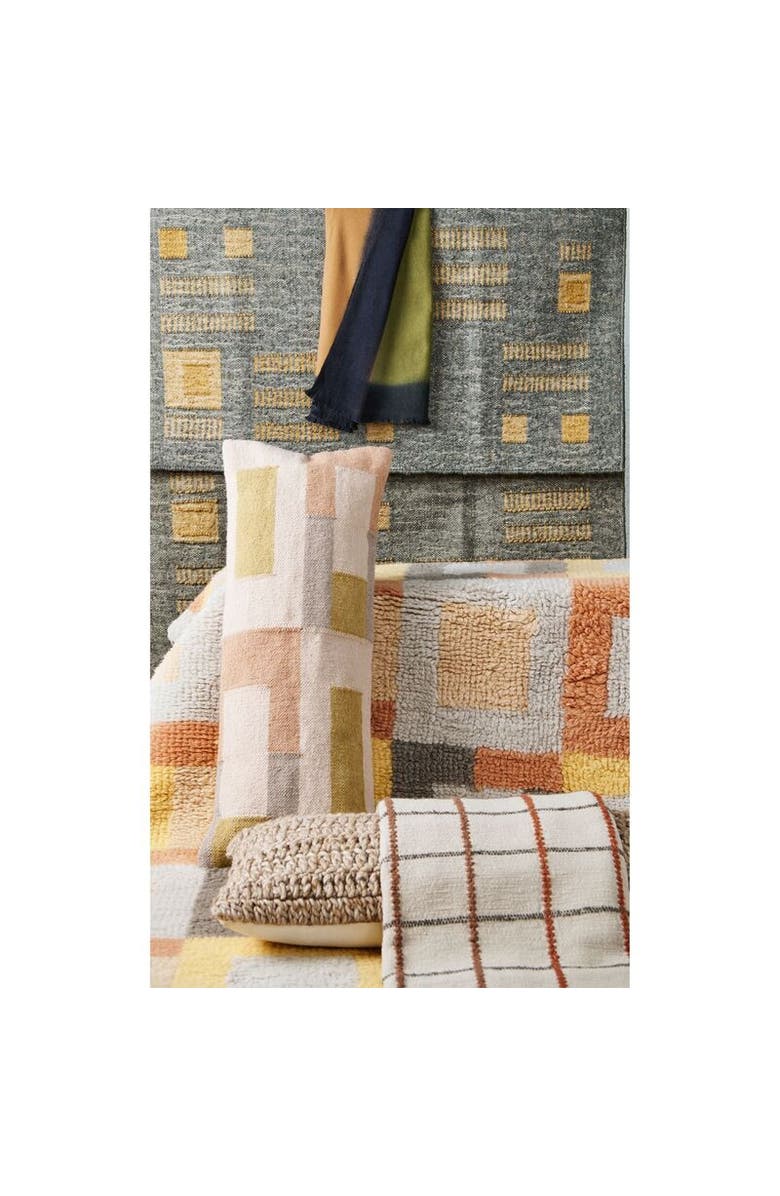 Studio Variously Shale Handloom Cotton Pillow - Cover + Insert, Alternate, color, Beige