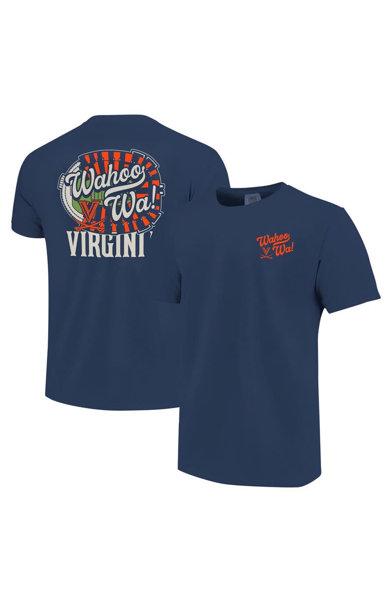 IMAGE ONE Youth Navy Virginia Cavaliers Hyperlocal Comfort Colors T-Shirt, Main, color, Navy