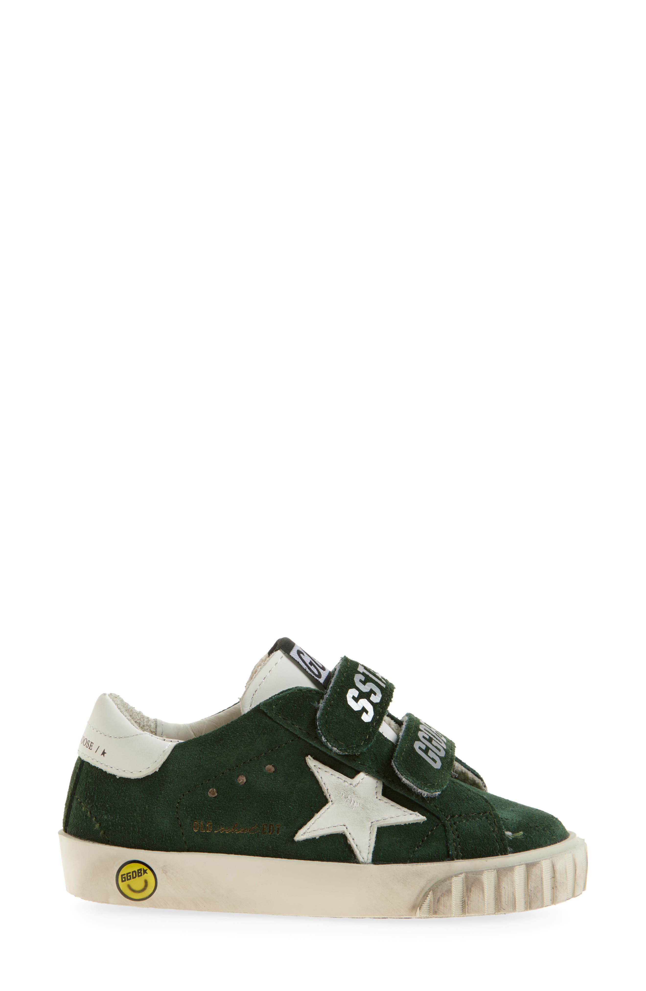 Golden Goose Kids' Old School Double Foxing Sneaker, Alternate, color, Dark Green/ White