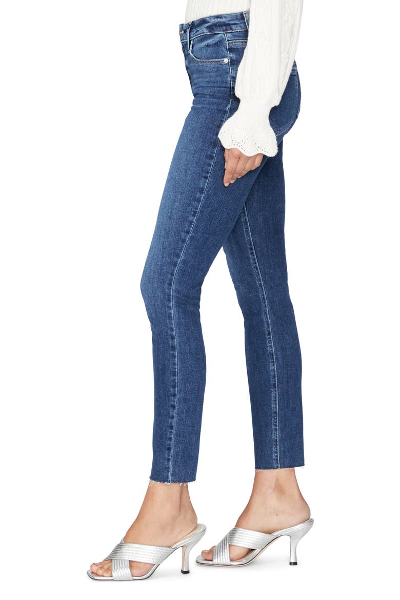 Hoxton Raw Hem Ankle Skinny Jeans, Alternate, color, BIA