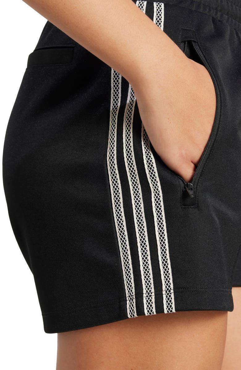 adidas Originals 3 Stripes Shorts, Alternate, color, Black