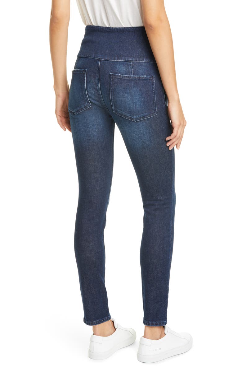 FRAME Le Military Band High Waist Skinny Jeans, Alternate, color,