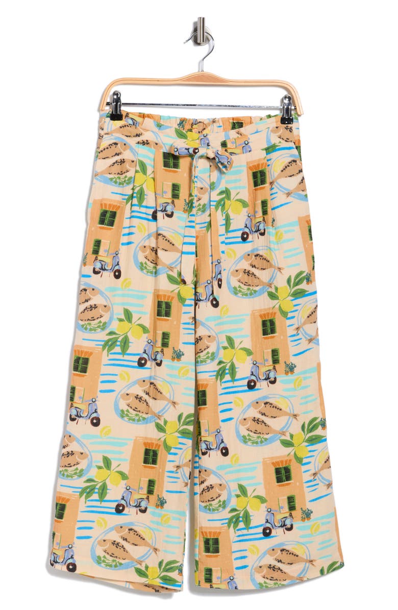 DR2 by Daniel Rainn Print Wide Leg Pants, Alternate, color,