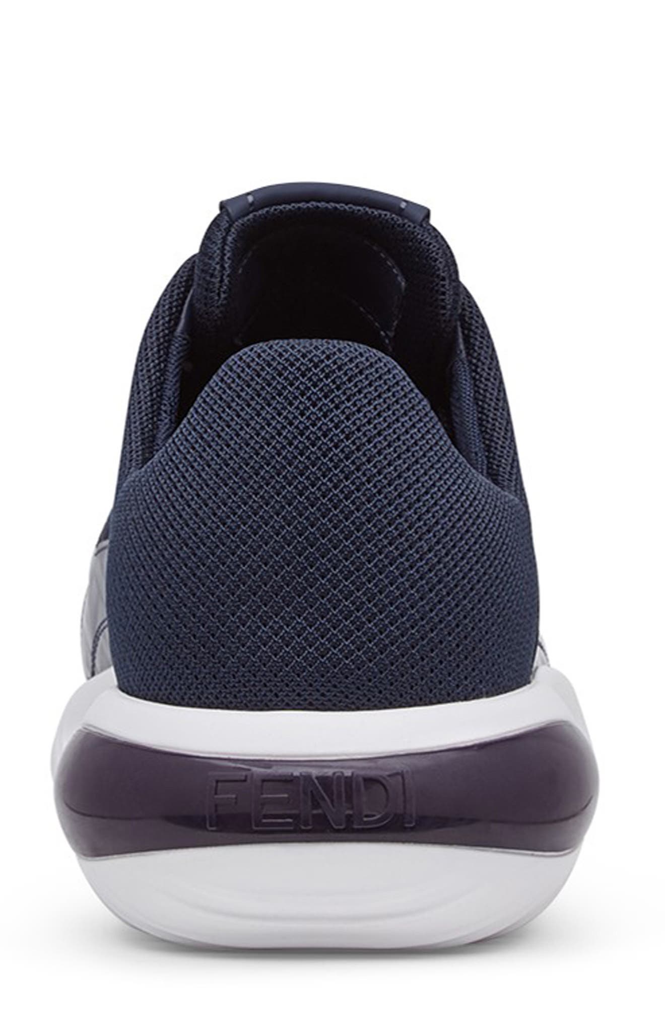Fendi FF Mid Top Sneaker, Alternate, color, 