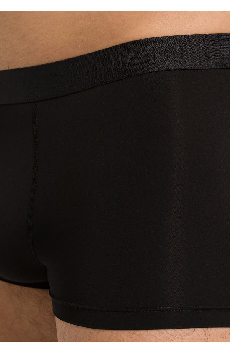 Hanro Micro Touch Boxer Brief, Alternate, color, Black