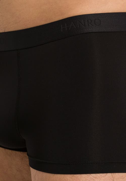Hanro Micro Touch Boxer Brief In Black
