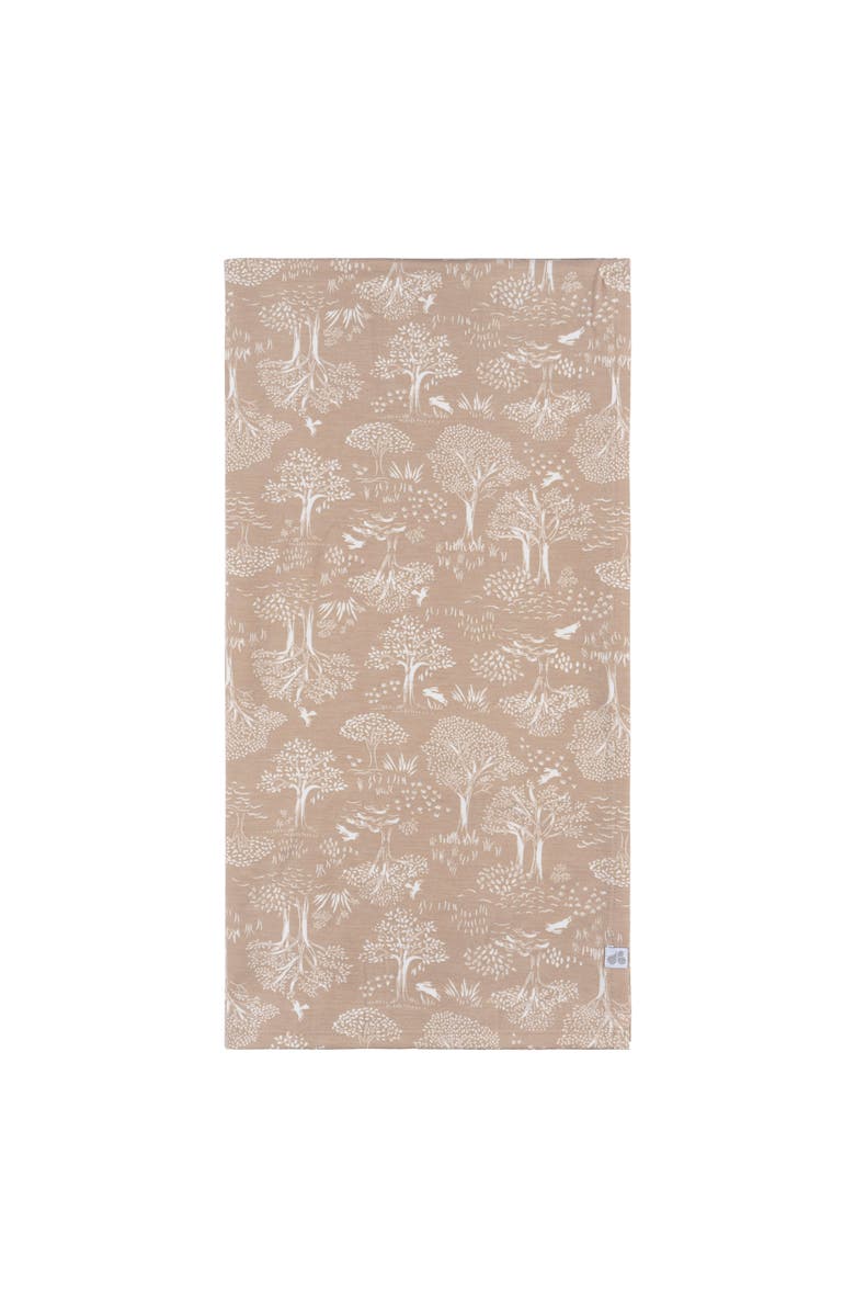 Just Born Swaddle Blanket & Hat Set, One Size, Alternate, color, Tan Forest