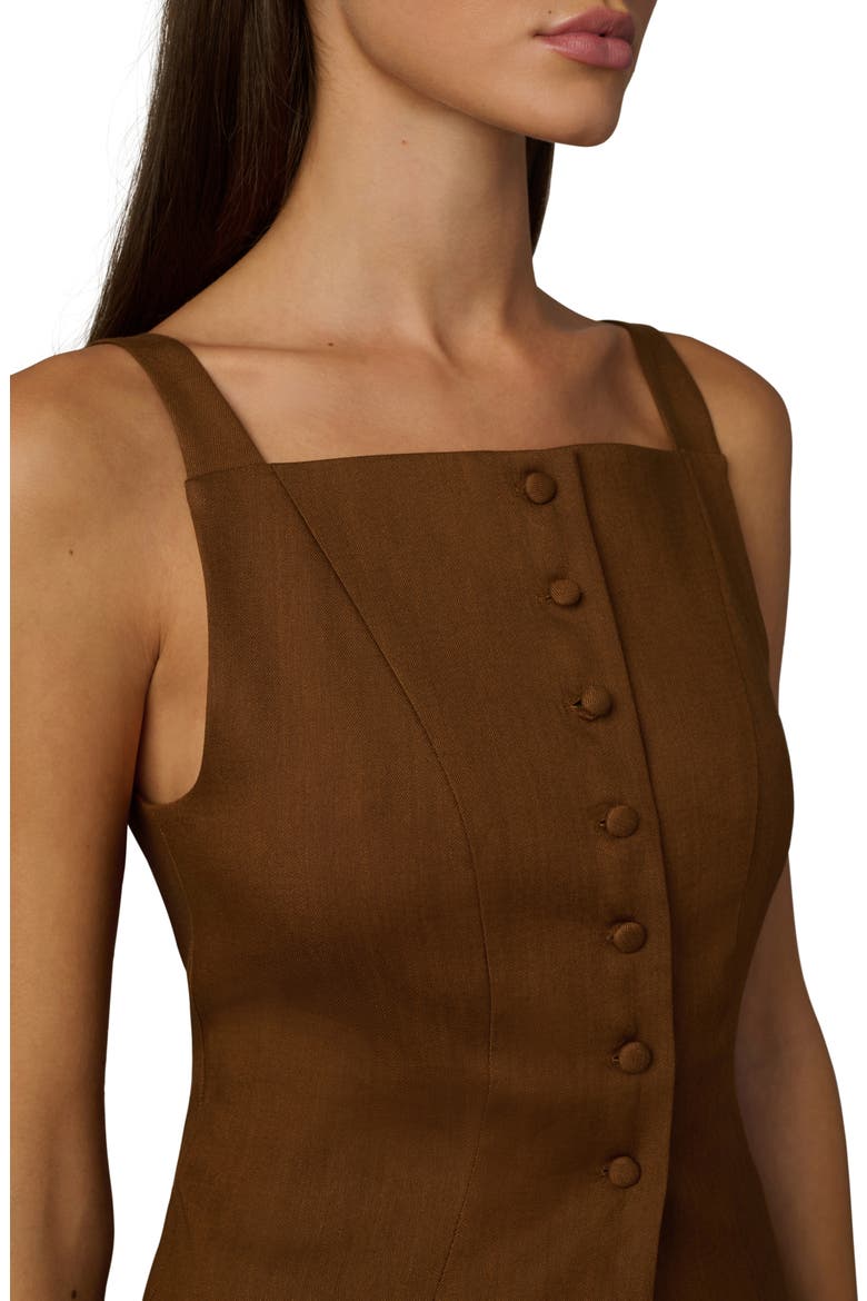 The Frankie Vest, Alternate, color, CHOCOLATE
