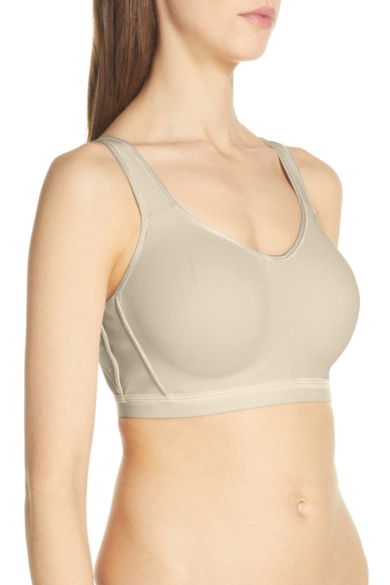 Brandi High Impact Underwire Sports Bra, Alternate, color, SAND